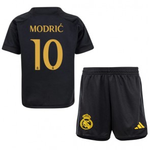 Maillot de foot Real Madrid Luka Modric #10 Troisième enfant 2023-24 Manches Courte (+ pantalon court)